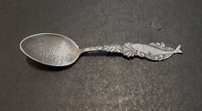 Sterling Fish Collector Spoon Shepard Silver Co. Lansing, Michigan  10g  4