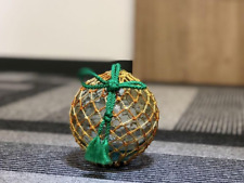 【Excellent+++】Japanese fishing glass floats  hang Beautiful rope picture