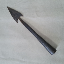 Antique double fluted hand forged whaling / fishing harpoon spear tip picture