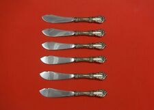 Burgundy by Reed and Barton Sterling Silver Trout Knife Set 6pc Custom 7 1/2
