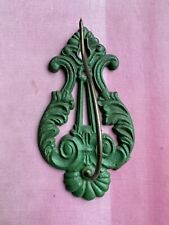Antique 1920s green cast iron receipt hook paper holder made in U.S.A. picture