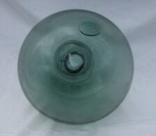 Large Vintage Japanese Hand Blown Glass Green Fishing Float 37