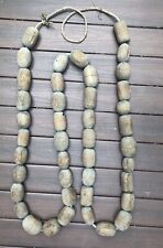 Strand of 42 Vintage-Antique Marine Commercial Fish Net Buoy Oblong Wood Floats picture
