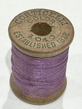 VINTAGE Silk Thread CORTICELLI Lilac Purple Fly Fishing Fly Tying Sewing 1040 picture