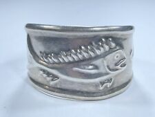 Vintage Mexican Sterling Silver Fish Cuff Bracelet – Cabo San Lucas Motif picture