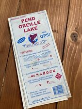 Fish-n-Map Co. Pend Oreille Lake Idaho CHARTS Waterproof Plastic Fishing Gps picture
