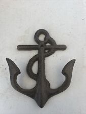 Cast Iron Nautical Anchor Towl, Coat Hooks, Hat Hook, Key Rack  picture