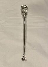 Vintage Sterling Silver Button Hook Fish Scale Design Signed G&E Antique picture