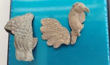 Antique Bird and fish fragment, lead, Ancient Medieval Artefact  picture