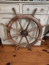 Vintage Maritime Nautical Boat Wooden Ship Wheel 36