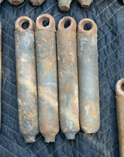 Lot of (4) #5 Antique 5 lb Window Sash Weights 10-11 inch Fishing Traps Decor  picture
