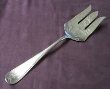 VICTOR 1882 Salad or Fish Serving Fork Towle Aesthetic Silverplate Engr. MOTHER picture