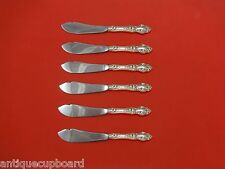 Violet by Wallace Sterling Silver Trout Knife Set 6pc. HHWS  Custom 7