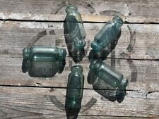 Japanese Antique Glass Fishing Float Set of 5 - Rollers - RefA picture