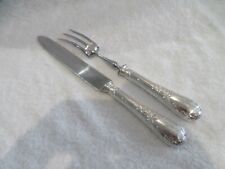 Vintage French silver-plated 2p fish serving set Christofle marly picture