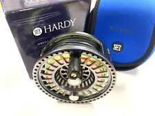 Hardy Fortuna X4 salmon fly reel with case, box and Hardy line superb picture