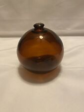Vintage   Red Amber NW  Northwestern Glass Company Glass Ball  Net Float picture