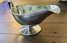 Vintage Silverplate Sauce Boat 1930s by Superior Silver Co. Gravy Boat Heavy picture