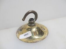 Vintage Brass Ceiling Light Holder Hook Hanger Bracket Rose Old Lantern Antique picture