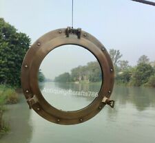 24 inch Canal Boat Porthole Window Glass-Antique Finish Ship Window Wall Window picture