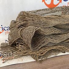 Real Commercial Fish Netting, 20 ft x 20 ft KNOTLESS, Authentic Old Fishing Net picture