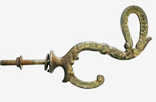 Victorian Bronze Ornate Wall Hook Hall Tree Coat Hat Hanger Antique Salvage picture