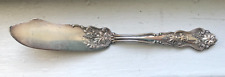 Individual Solid Fish or Butter Knife MOSELLE 4-10-1906 Silver Plate ASCO Grape picture