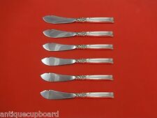 Silver Rose by Oneida Sterling Silver Trout Knife Set 6pc. HHWS  Custom 7 1/2