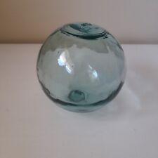 Vintage /Antique Glass Fishing Float Buoy ~ Hand Blown Glass Marine With Marks picture