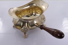 Poole Pipkin Sauce or Gravy Boat with Wood Handle in Sterling Silver picture
