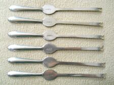 6 Vintage EP NS Electro Plated Nickel Silver Lobster Seafood Forks picture
