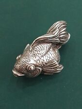 Italian Sterling Silver Fish Figurine, Alessandro Magrino picture