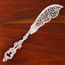 LARGE SILVERCRAFT STERLING SILVER FISH SLICE PIERCED BLADE, HANDLE NO MONOGRAM picture