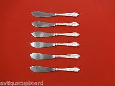 Rose Point by Wallace Sterling Silver Trout Knife Set 6pc. Custom Made 7 1/2