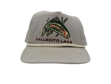 Vintage Vallecito Lake Hat Cap Rainbow Trout Gray Fishing picture