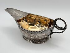 Beautifully Decorated and Gilded Coin Silver Pap Boat by Alexander Rumrill & Co. picture