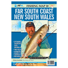 Australian Fishing Network Highly Detailed Far South Coast New South Whales Map picture