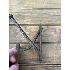Antique Coat Hook Cast Iron NOS deadstock picture