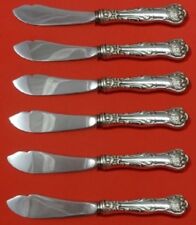Imperial Queen By Whiting Sterling Silver Trout Knife Set HHWS 6-Piece picture