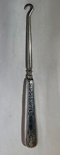 Antique John C Moore Tiffany & Co.  Sterling Silver Handle Button Hook ca 1856 picture