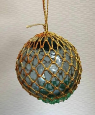 Japanese Glass Balls Fishing Float Buoy Ball Roped Net  Diameter 3.1inch ###3-2 picture