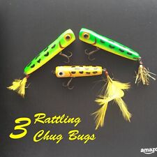 Lot of Three (3) Rattling Chug Bugs Storm Lures picture