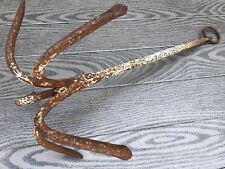 Vintage Forged Iron Grappling Hook Nautical Drag Anchor 22
