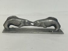 1920's French Art Deco Fish Knife Holder ETAINDART TITRE LEGAL France RARE picture