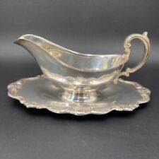 Gorham Sterling Silver Gravy Boat with Attached Underplate BP YC1306 picture