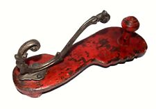 Unique Vintage Handmade Wooden Sleeper Wall Hanging Decor Iron Hook. i75-16 US picture