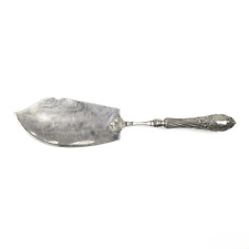 Antique fish serving spatula Silver 84 Moscow Master - Gustav Klinger Large picture