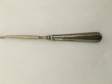 Antique Victorian Sterling Silver Button Hook Crochet needle 1910s- 1920s ? picture