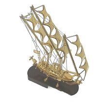 Vintage Style Marine  Brass Ship / Vessel / Boat Model - Nautical/ Marine picture