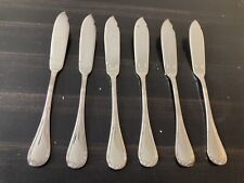 1-12 Fish Knives Christofle Rubans sterling silver French flatware Louis XVI picture